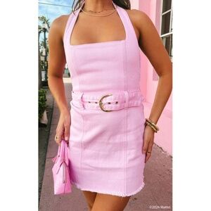 Show Me Your MuMu Pink Mini Dress